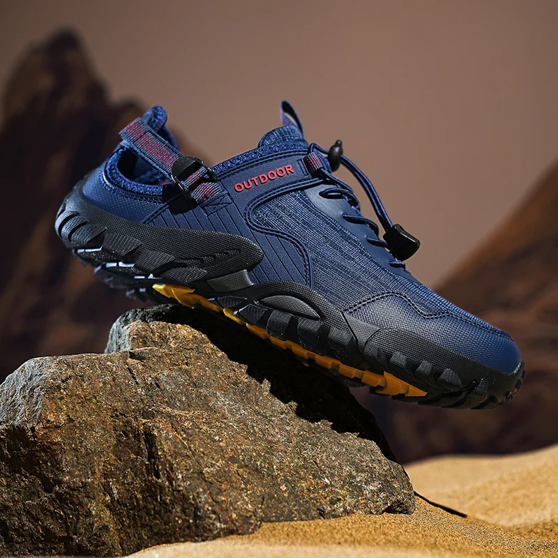 Women Shoes Big W - Chaussures de randonnée bleues d'été pour