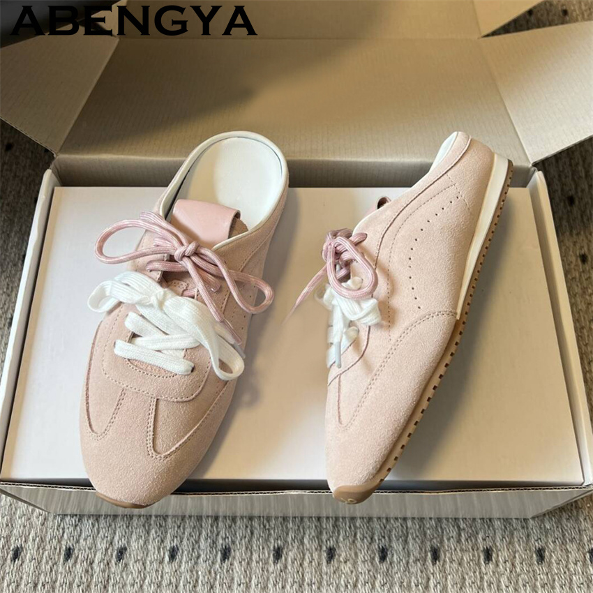 Kids Shoes Women - Chaussures plates décontractées à lacets pour