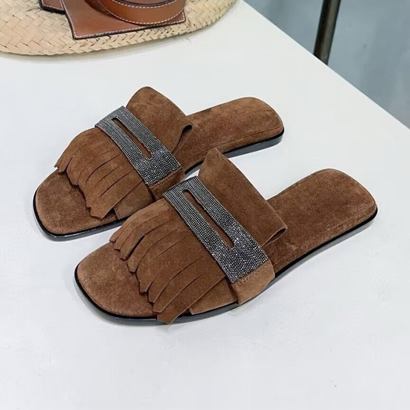 Kids Shoes Women - Chaîne en métal perle décor enfant