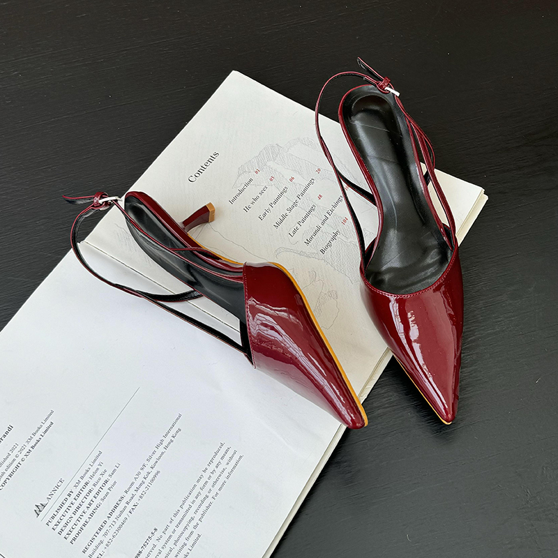 Women'S Shoes Burgundy - Escarpins bordeaux pour femme à bout