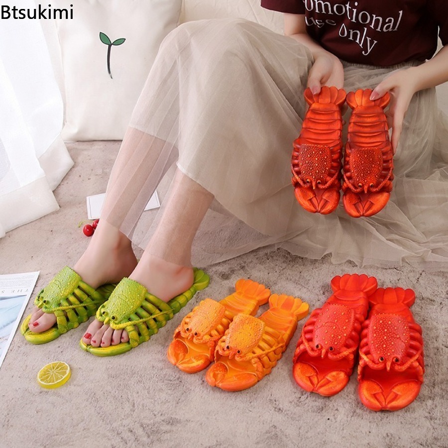 Women Shoes Size To Men - Nouvelles pantoufles d'été 2026 amusantes en