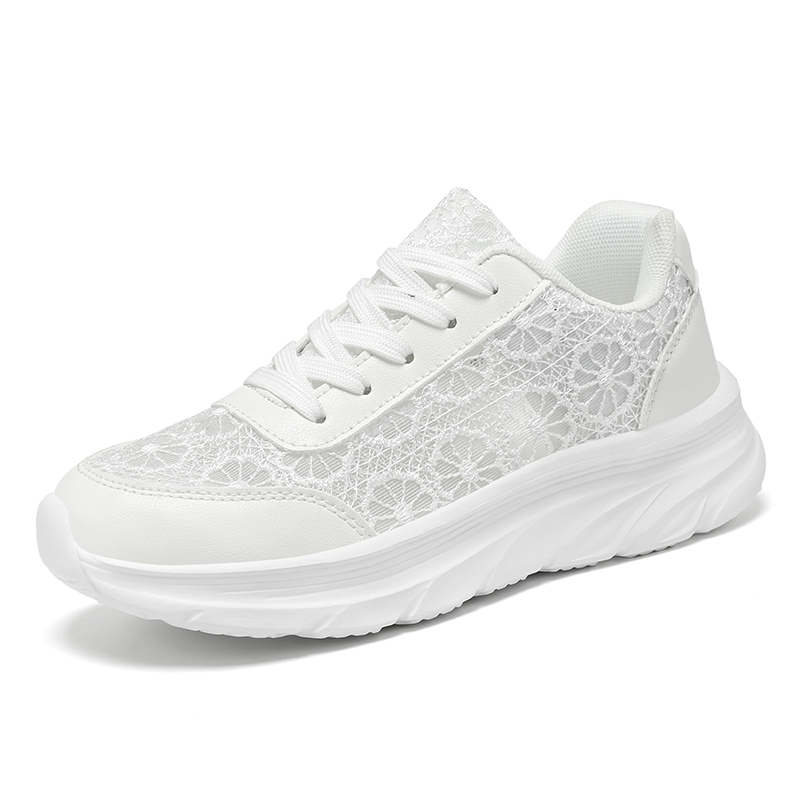 Women Shoes Sale - Chaussures blanches pour femme, baskets imprimées
