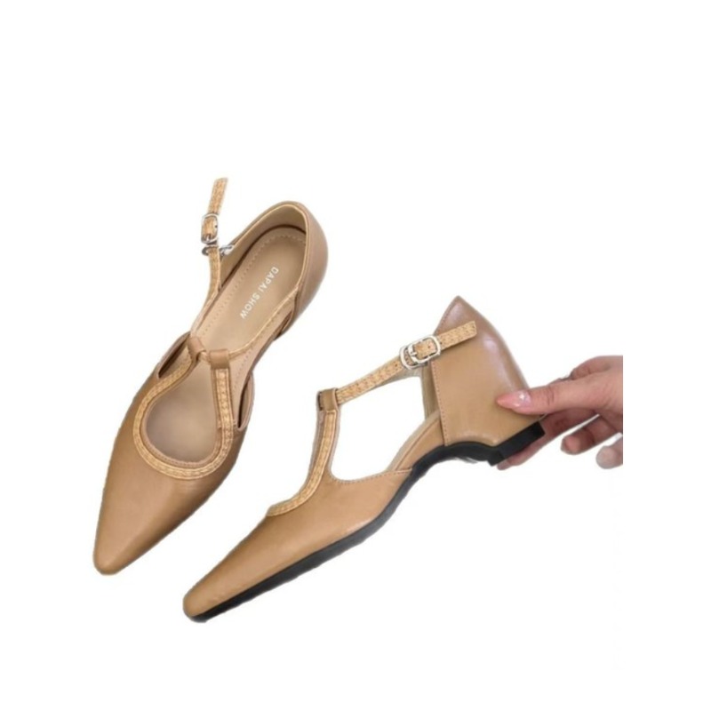 Women'S Shoes Burgundy - 2026Will&Zest Escarpins jaunes à bride en