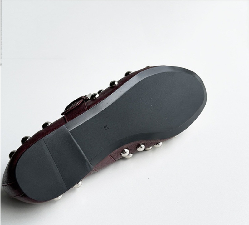 Dave&di – chaussures plates d' - Women'S Shoes Burgundy avis et prix