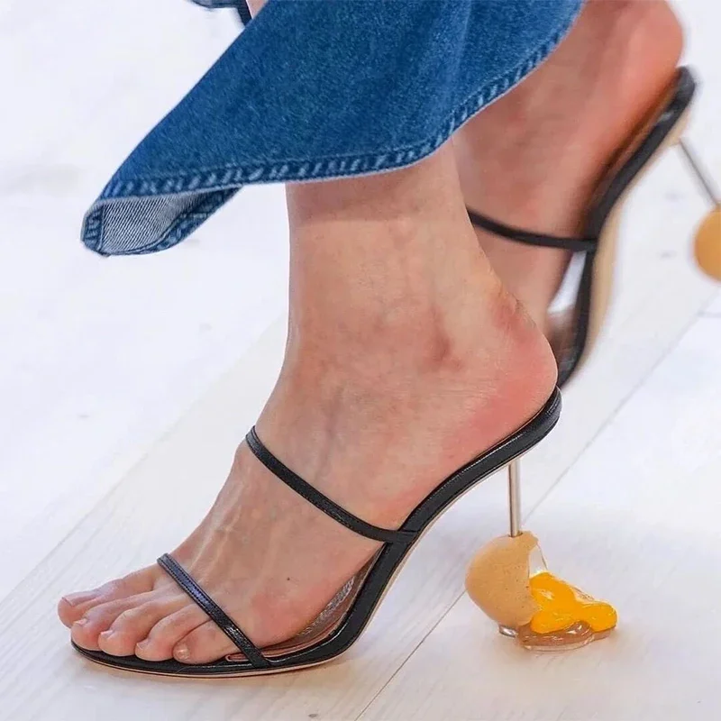 Sandales d'été à lanières bout - Strappy Heeled Sandals avis et prix