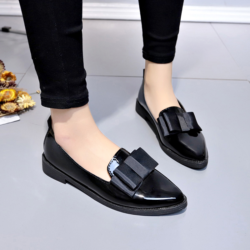 Mocassins à bout pointu en cui - Women Shoes On Sale avis et prix