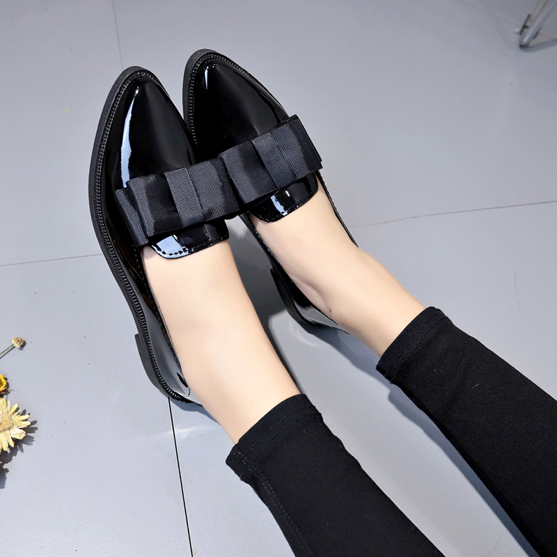Mocassins à bout pointu en cui - Women Shoes On Sale avis et prix