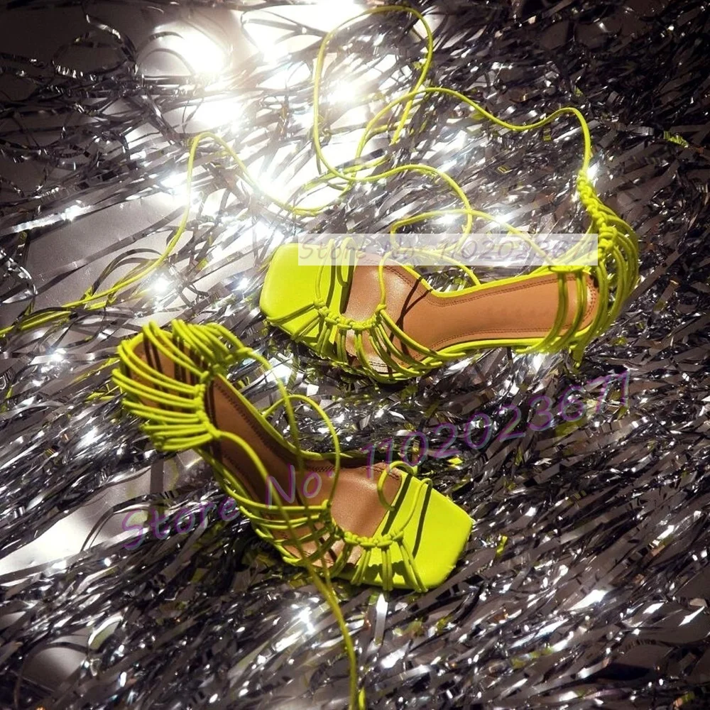 Sandales chics à lacets pour f - Strappy Heeled Sandals avis et prix