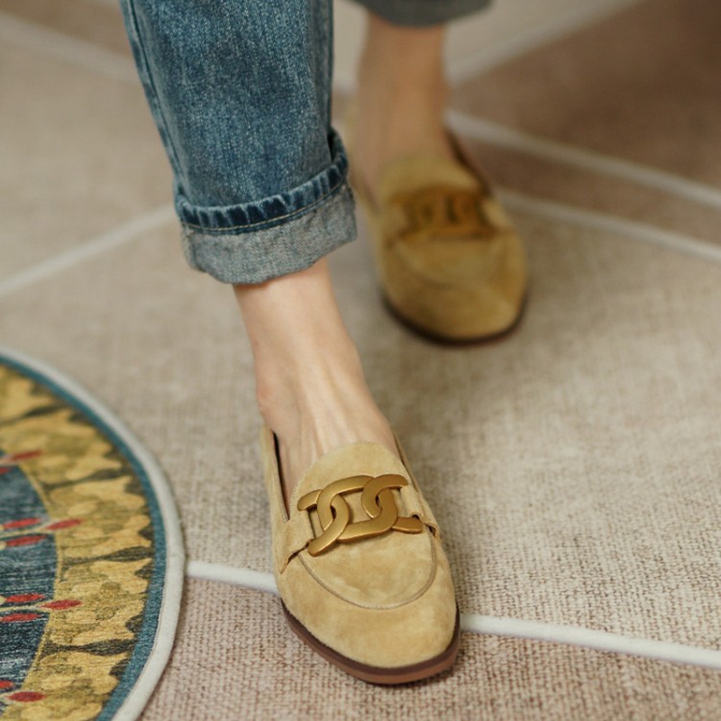 Mocassins en cuir suédé pour f - Kids Shoes Women avis et prix
