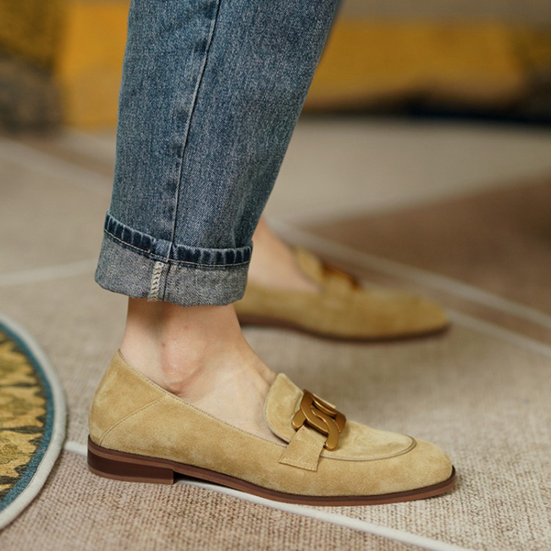 Mocassins en cuir suédé pour f - Kids Shoes Women avis et prix