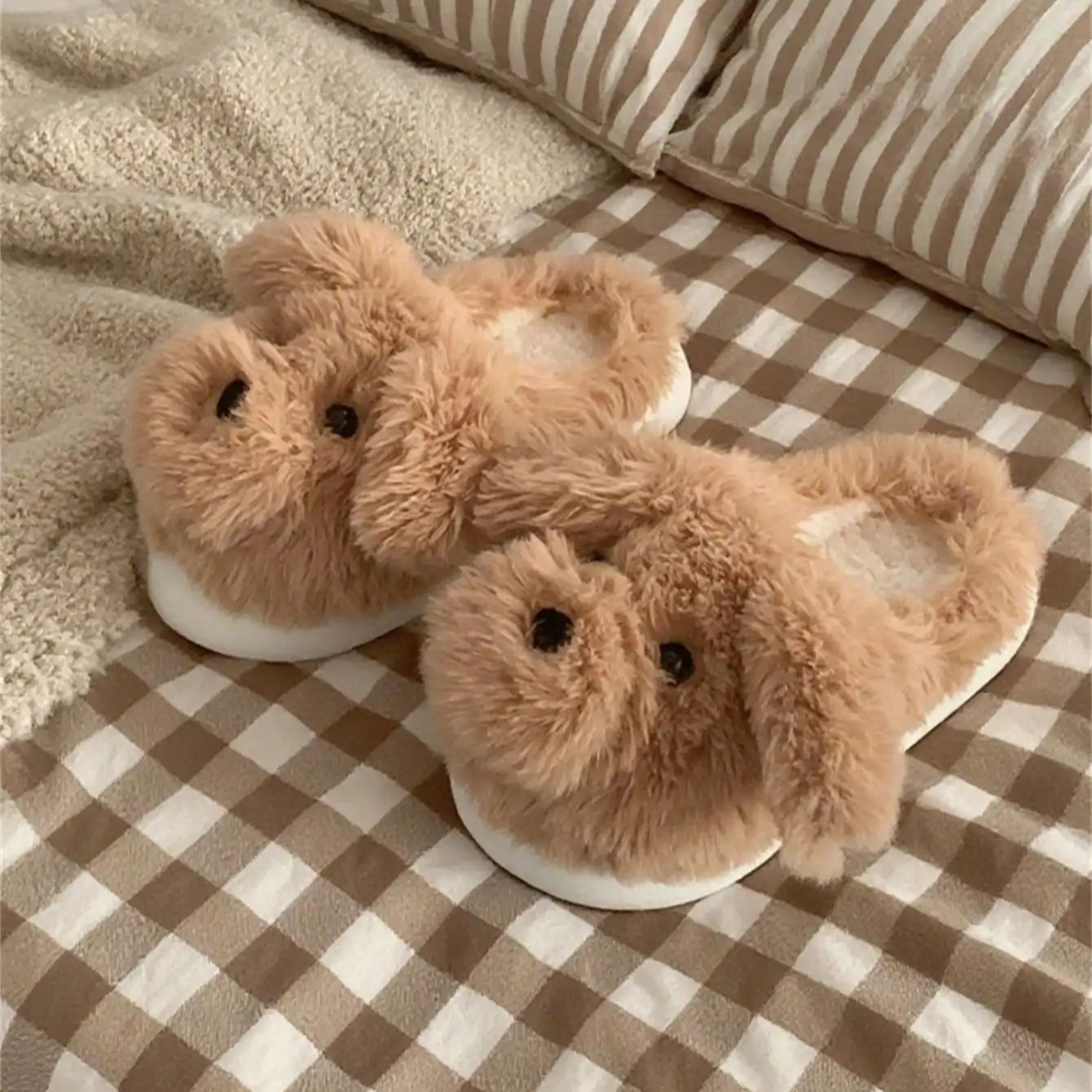 Chaussons d'intérieur en fourr - Women Shoes Winter avis et prix
