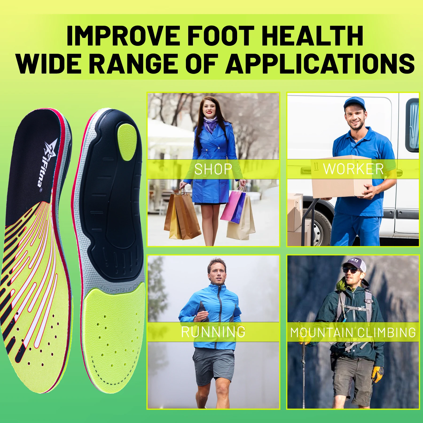 Semelle intérieure orthopédiqu - Women'S Shoes High Arch Support avis et prix