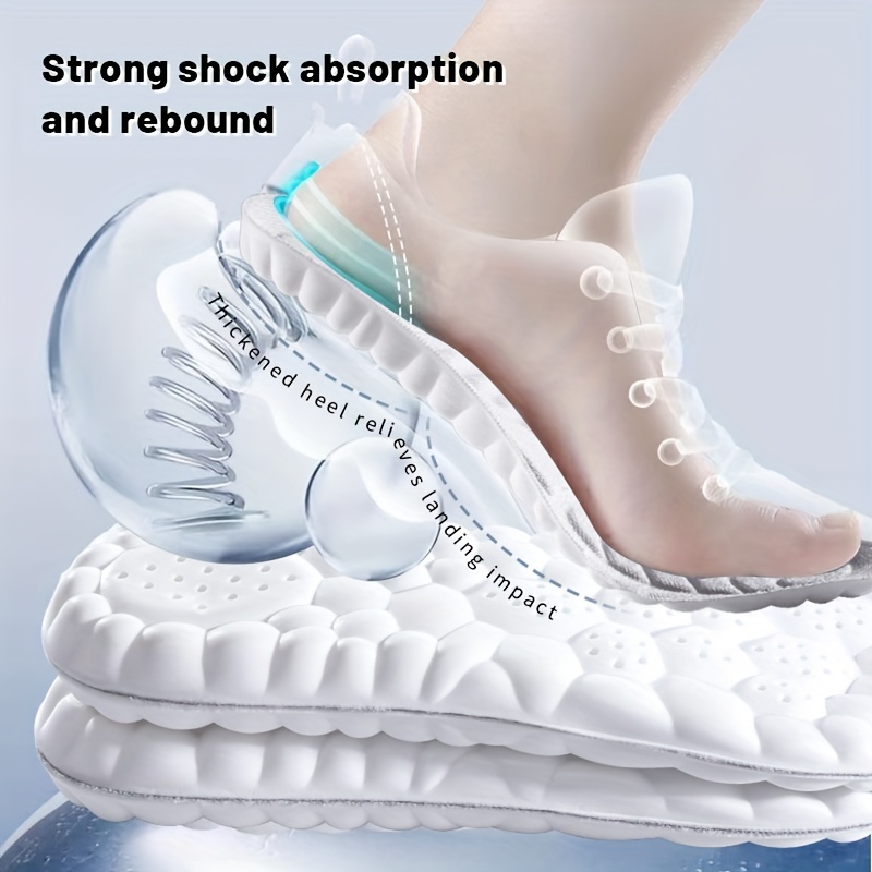 Semelles de sport 4D souples,  - Women'S Shoes High Arch Support avis et prix