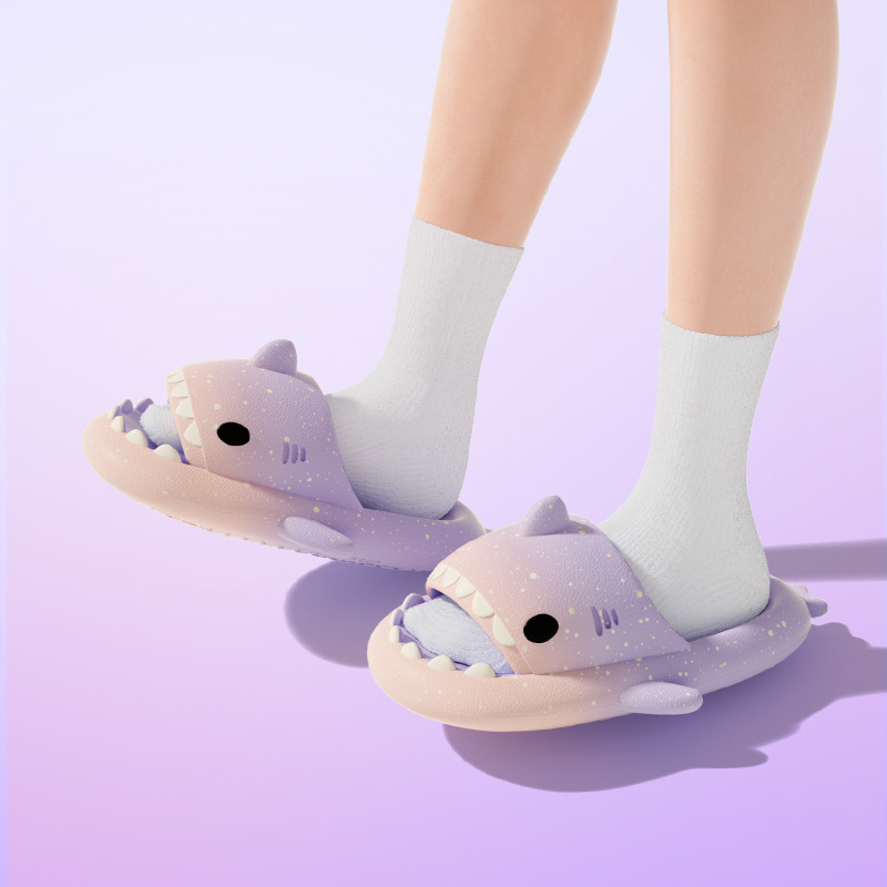 Pantoufles de requin de dessin - Women Shoes Size To Men avis et prix