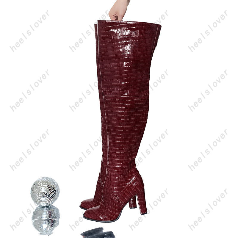Bottes d'hiver faites à la mai - Women'S Shoes Burgundy avis et prix