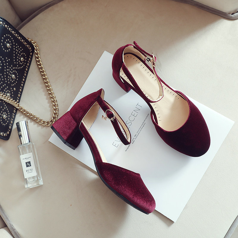 Velours velours vert bordeaux  - Women'S Shoes Burgundy avis et prix