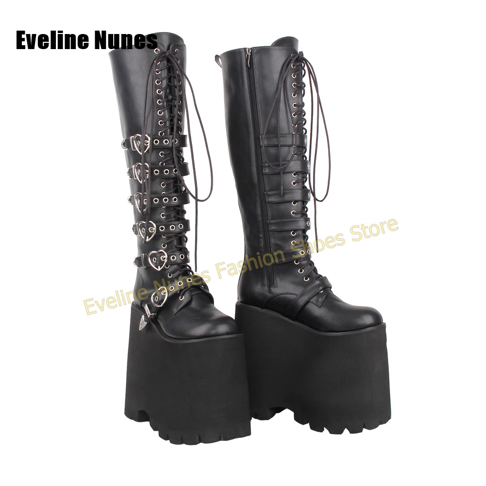 Bottes à plateforme haute Y2K  - Women'S Shoes Y2K avis et prix