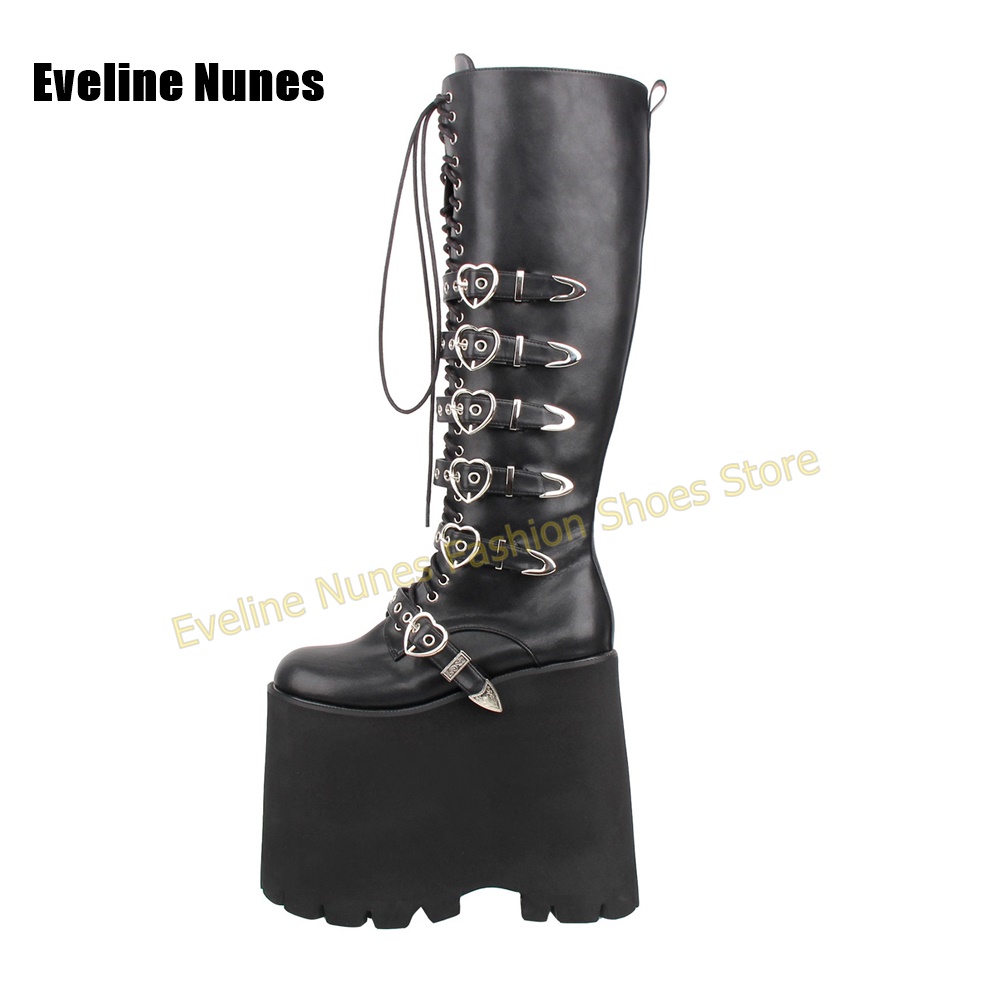 Bottes à plateforme haute Y2K  - Women'S Shoes Y2K avis et prix