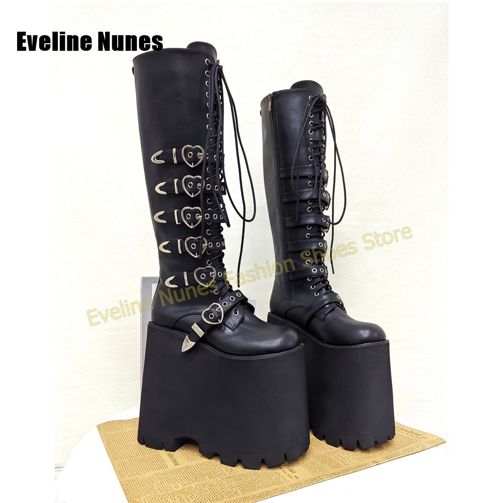Bottes à plateforme haute Y2K  - Women'S Shoes Y2K avis et prix