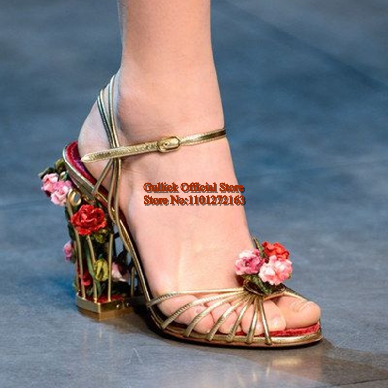 Cage à oiseaux de luxe femmes  - Strappy Heeled Sandals avis et prix