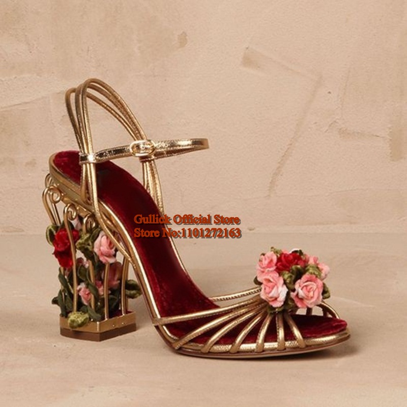 Cage à oiseaux de luxe femmes  - Strappy Heeled Sandals avis et prix