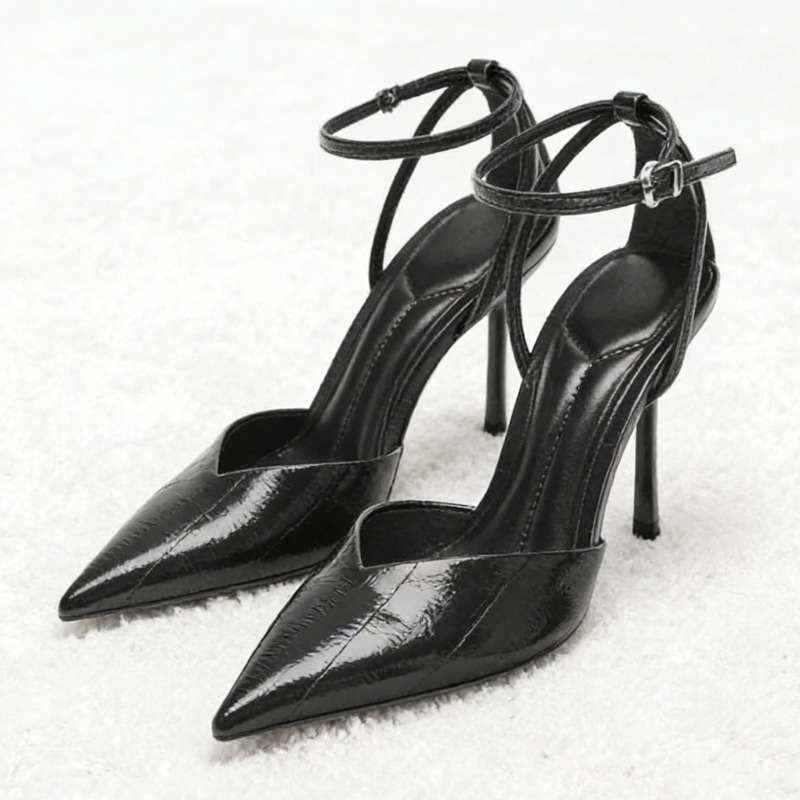 Escarpins de styliste avec lan - Women'S Shoes Burgundy avis et prix