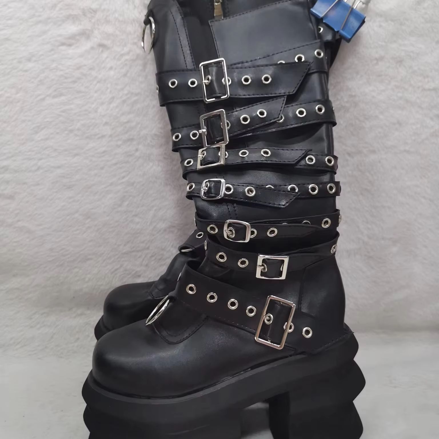 Bottes de chevalier Y2K à seme - Women'S Shoes Y2K avis et prix