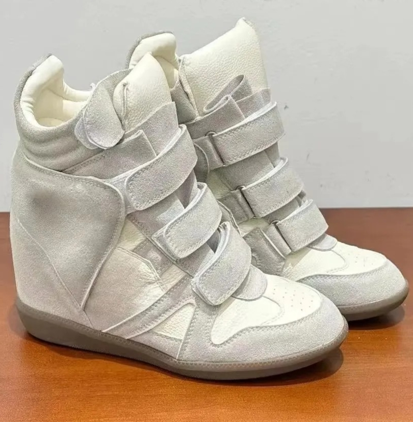 Baskets montantes à talon comp - Women Shoes Sale avis et prix